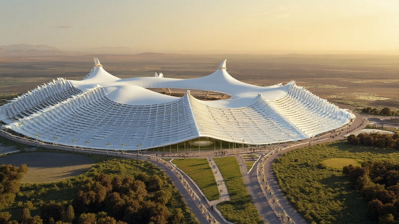 Marruecos erige el Gran Stade Hassan II, el estadio más grande del planeta, para aspirar a la final del Mundial 2030