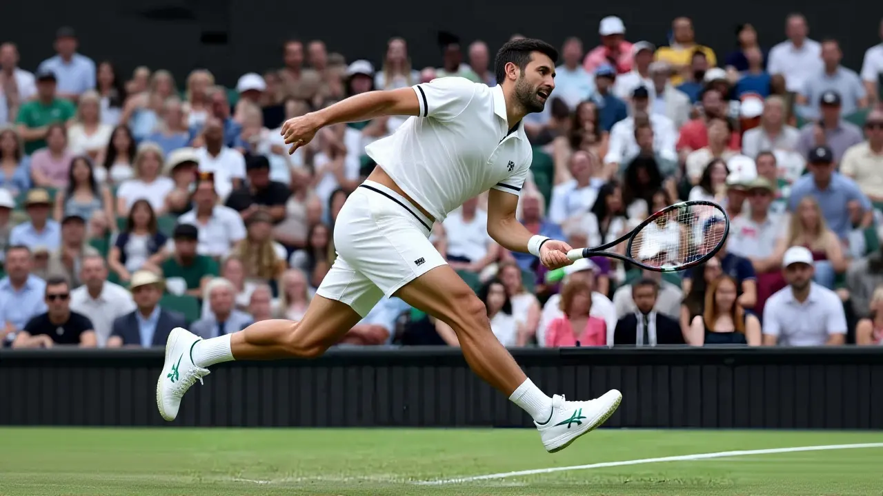Djokovic arrasa a Tsitsipas en Wimbledon y avanza a tercera ronda