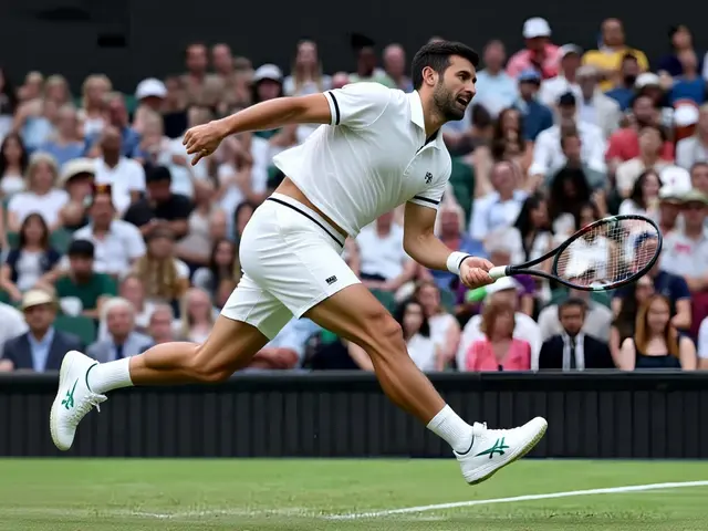 Djokovic arrasa a Tsitsipas en Wimbledon y avanza a tercera ronda